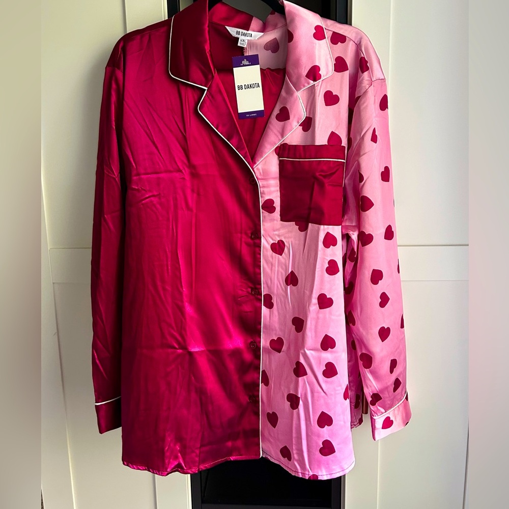 BRAND NEW! 2 piece short pajama set. By BB Dakota size XXL.